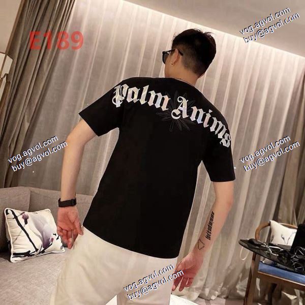 完売品！パーム エンジェルス スーパーコピー 代引 2020秋冬 半袖Tシャツ 2色可選 ココナッツ印刷の3 M反射技術